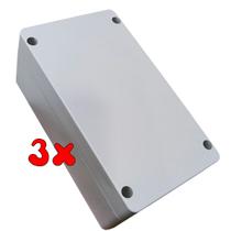 Kit 3 Caixa Plástica Montagem Circuito Eletrônica Resistente Vedação 158x90x60 Patola PBR158 Kit 3 Caixa Plástica Montagem Circuito Eletrônica Resistente Vedação 158x90x60 Patola PBR158