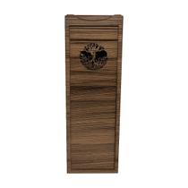 Kit 3 Caixa Porta Vinho Modelo Árvore da Vida 12,3x9x36 Mdf Madeira Pintado Imbuia Kit 3 Caixa Porta Vinho Modelo Árvore da Vida 12,3x9x36 Mdf Madeira Pintado Imbuia