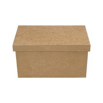 Kit 3 Caixa Retangular Tampa Sapato P 20x11x11 Mdf Madeira Kit 3 Caixa Retangular Tampa Sapato P 20x11x11 Mdf Madeira