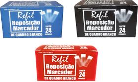 Kit 3 Caixas 24 Un De Refil Recarga Para Pincel Board Master