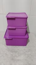 Kit 3 caixas Basic Line 1de 5L + 2 de 2:500 Tupperware original Kit 3 caixas Basic Line 1de 5L + 2 de 2:500 Tupperware original