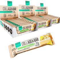 Kit 3 Caixas Collagen Bar Torta de Limão Barra Proteica De Colágeno Sem Glúten Suplemento Barrinha Cereal - Nutrify 30 Unidades Barrinha de Proteína