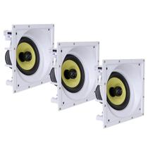 Kit 3 Caixas de Embutir JBL CIPLUS6SA Branca Arandela Angulada/Quadrada 160W RMS 8Ohms Kit 3 Caixas de Embutir JBL CIPLUS6SA Branca Arandela Angulada/Quadrada 160W RMS 8Ohms