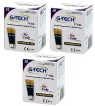 Kit 3 Caixas de Tiras De Glicemia 50 Unidades - G-Tech Kit 3 Caixas de Tiras De Glicemia 50 Unidades - G-Tech