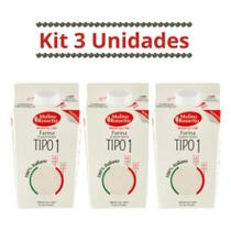 Kit 3 Caixas Farinha de Trigo Premium Importada Tipo 1 Molino Rossetto 500g Original Italiana Kit 3 Caixas Farinha de Trigo Premium Importada Tipo 1 Molino Rossetto 500g Original Italiana