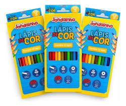 Kit 3 Caixas Lápis De Cor 12 Cores Escolar Volta As Aulas Colorido material escolar, desenho, pintura, arte, escolar, infantil, criativo