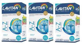 Kit 3 caixas Lavitan A-z Com 60 Comprimidos - Cimed