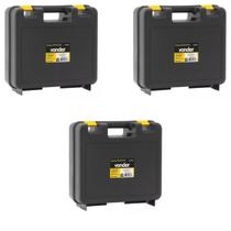 Kit 3 Caixas plástica ou maleta plástica VD-6002 - Vonder