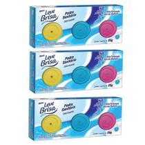 Kit 3 caixas total 9 pedras sanitarias leve brisa