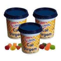 Kit 3 Cal Virgem Culinário Doce Caseiros Compota Linhal 150g