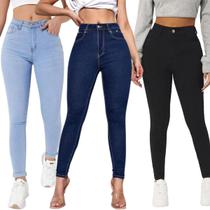 Kit 3 Calça Jeans Feminina