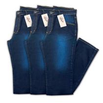 Kit 3 Calça Jeans Masculina Premium Original Elastano Lycra