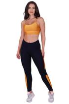 Kit 3 Calça legging com recortes - Radassa Fitness e Lingerie