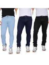 Kit 3 calça masculina clara