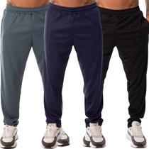 Kit 3 Calça Masculina Esportiva Slim Jogger Dry Fit Com Bolso Fristyle
