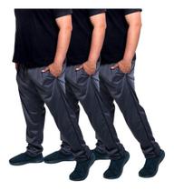 Kit 3 Calça Masculina Plus Size Flanelada Tamanhos Grandes