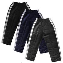 Kit 3 Calça tactel Infantil Masculino