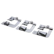 Kit 3 Calcadores Sapata Barra Bainha Enrolada 12mm 19mm 25mm Kit 3 Calcadores Sapata Barra Bainha Enrolada 12mm 19mm 25mm