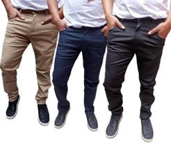 Kit 3 calças basica masculina sarja e jeans a pronta entrega calça com elastano aproveite. Kit 3 calças basica masculina sarja e jeans a pronta entrega calça com elastano aproveite.