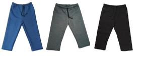 Kit 3 calças de moletom azul, preta e cinza - flanelado por dentro Kit 3 calças de moletom azul, preta e cinza - flanelado por dentro