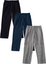 Kit 3 - Calças De Moletom Infantil Flanelada Malwee Kit 3 - Calças De Moletom Infantil Flanelada Malwee