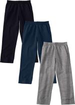 Kit 3 - Calças De Moletom Infantil Flanelada Malwee Kit 3 - Calças De Moletom Infantil Flanelada Malwee