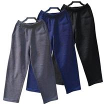 Kit 3 calças de moletom infantil junvenil escolar dalri 079 do 4 ao 14