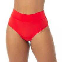 Kit 3 Calças Fio Duplo De Cintura Alta Amorosa Confortável