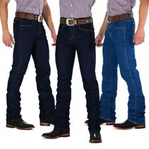Kit 3 Calças Jeans Masculina Tassa Cowboy Cut com Elastano