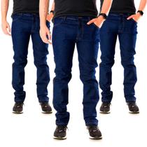 Kit 3 Calças Jeans Masculina Tradicional com Elastano - VIT JEANS