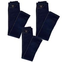 Kit 3 Calças Jeans Masculinas Com Lycra Básicas Modelagem Tradicional Kaeru