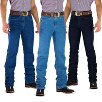 Kit 3 calças jeans tassa masculina cowboy cut