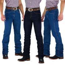 Kit 3 calças jeans tassa masculina cowboy cut