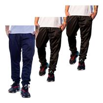 Kit 3 Calças Jogger Malha Premium Neymar Inverno 2 Bolso 001