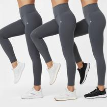 Kit 3 Calças Leggings Esportiva Sem Transparência Áltage Kit 3 Calças Leggings Esportiva Sem Transparência Áltage