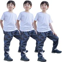 Kit 3 Calças Masc Inf Nba Tecido Agasalho Inverno Ref 376a