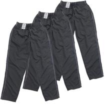 Kit 3 calças masculina adulto tactel com elástico rota da onda 010 Kit 3 calças masculina adulto tactel com elástico rota da onda 010