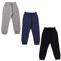 Kit 3 Calças Moletom c/Punho Kyly Infantil Unissex 4 ao 8 Kit 3 Calças Moletom c/Punho Kyly Infantil Unissex 4 ao 8