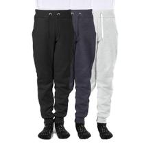 Kit 3 Calças Moletom Infantil Menino Benellys