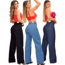 Kit 3 Calças Pantalona Feminina: Leveza e Sofisticação