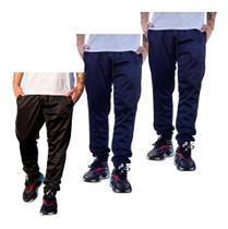 Kit 3 Calças Premium Jogger Skinny Punho Barra 2 Bolsos 001
