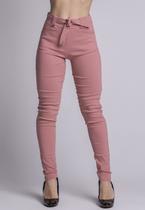 Kit 3 Calças Skinny Bengaline Slim Feminina Roupa Casual