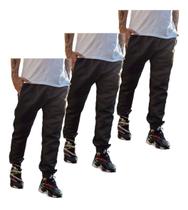 Kit 3 Calças Tactel Jogger Academia Corrida Musculação 016