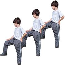 Kit 3 Calças Tactel Uniforme Escolar Educação Fisica R 271
