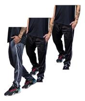 Kit 3 Calças Tecido Premium Forrado Agasalho Esportivo 082 Kit 3 Calças Tecido Premium Forrado Agasalho Esportivo 082