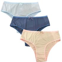 Kit 3 Calcinha Básica Tanga Fristyle Microfibra Lisa Feminina Adulto Kit 3 Calcinha Básica Tanga Fristyle Microfibra Lisa Feminina Adulto