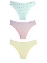 Kit/3 Calcinha Biquíni DelRio 51509 Feminina Basic Microfibra T. P/GG