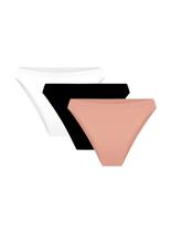Kit/3 Calcinha Biquíni Trifil C04404 Sem Costura Microfibra T. P/1XG