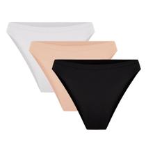 Kit 3 Calcinha Biquini Trifil de Poliamida - 018 - 4404