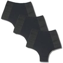 Kit 3 Calcinha Cinta Modeladora Cintura Alta Segura Culote Kit 3 Calcinha Cinta Modeladora Cintura Alta Segura Culote